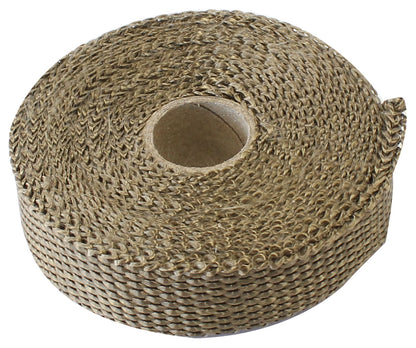 Exhaust Insulation Wrap  1" Wide, 15ft Length, Titanium