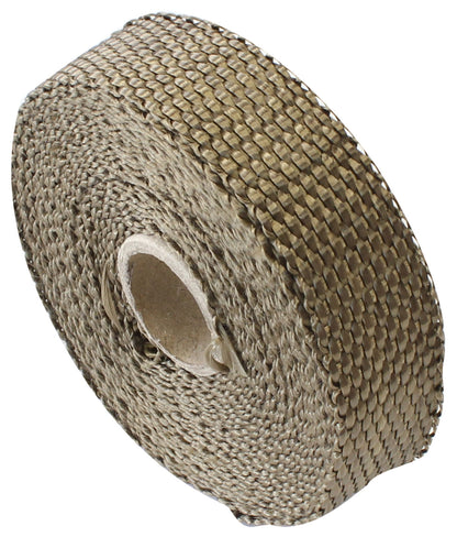 Exhaust Insulation Wrap  1" Wide, 15ft Length, Titanium