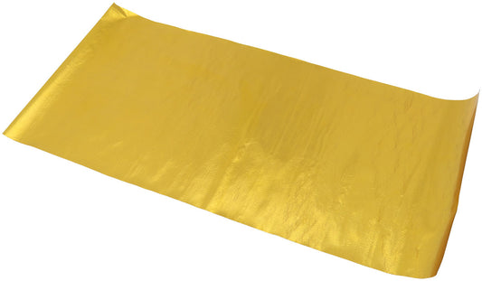 Gold Heat Barrier 12" x 24" Sheet   Adhesive backed Aluminised surface reflects up to 2000Â°F radiant heat.