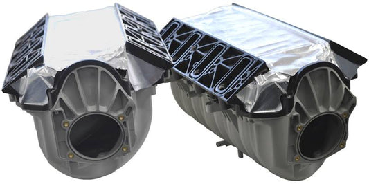 Intake Manifold Heat Shield - Silver Finish  Suit LS Series engines, adhesive backed