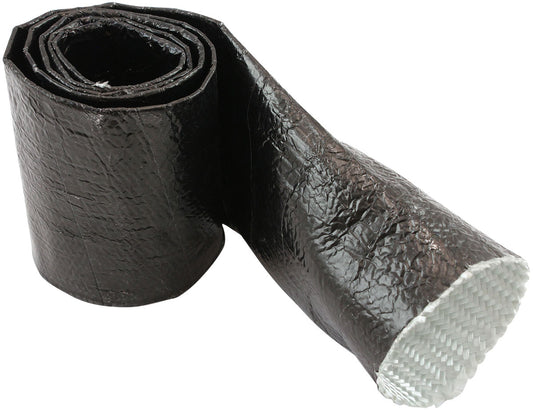 Aluminised Black Heat Sleeve - 2-1/8" to 2-1/2" I.D. and 3ft (1m) Length    Withstands 500Â°F Direct Heat