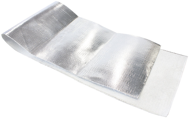 Heat Barrier - 40" x 36" Sheet - Silver Finish   Flexible Aluminised surface reflects up to 2000Â°F radiant heat