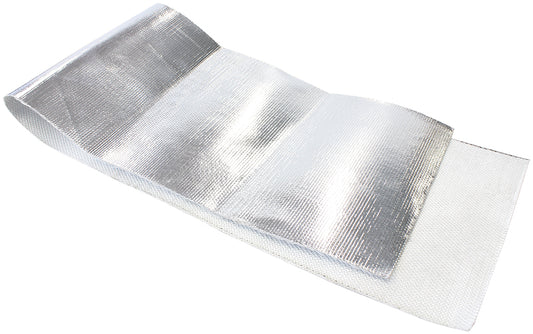Heat Barrier - 40" x 36" Sheet - Silver Finish   Flexible Aluminised surface reflects up to 2000Â°F radiant heat