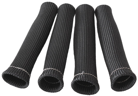 Spark Plug Boot Protector - 150mm Length   Black slip on design, withstands 500Â°F direct heat & 2000Â°F radiant heat, 4 pack