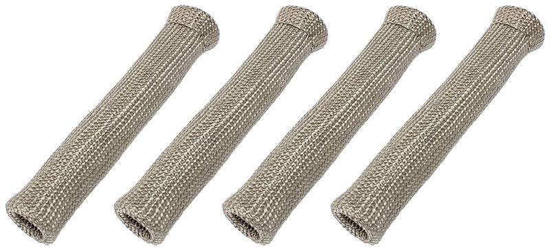 Spark Plug Boot Protector - 150mm Length   Titanium slip on design, withstands 2000Â°F direct heat & 3000Â°F radiant heat, 4 pack