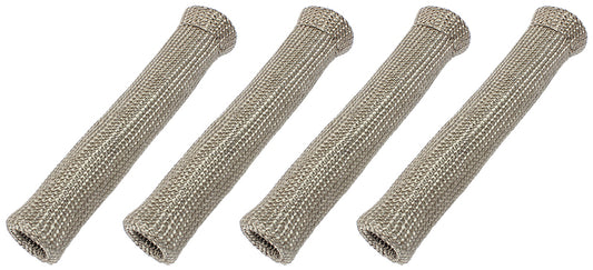 Spark Plug Boot Protector - 150mm Length   Titanium slip on design, withstands 2000Â°F direct heat & 3000Â°F radiant heat, 4 pack