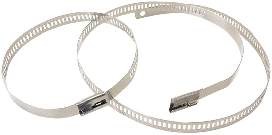 Snap Lock Ties   Stainless SteelTies 6 pieces x 18"