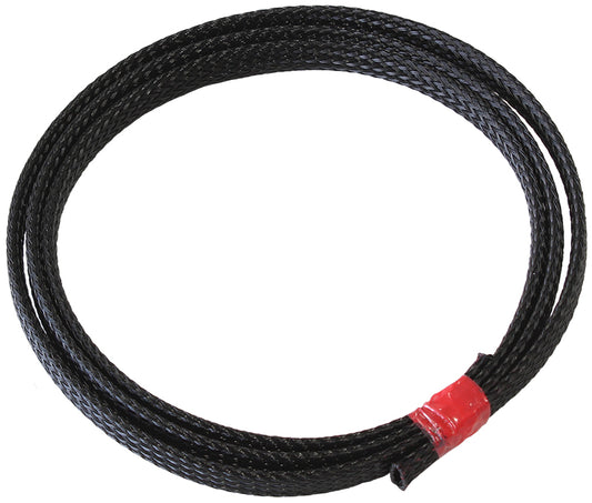 Flex Braid Wrap 3/8" (10mm) I.D. 7.6 Meter Length   Black Finish, Tight Weave High Coverage