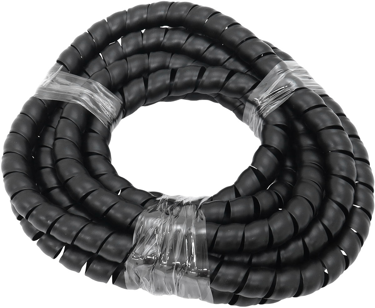 18.3mm ID Spiral Wrap Black Cover - 1 Meter Length   Suit -9AN 100/450 SeriesHose, -12AN 200/250 Series Hose and -8AN 400 Series Rubber Hose