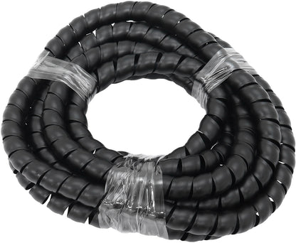 18.3mm ID Spiral Wrap Black Cover - 1 Meter Length   Suit -9AN 100/450 SeriesHose, -12AN 200/250 Series Hose and -8AN 400 Series Rubber Hose