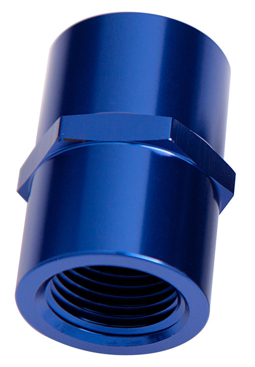NPT Female Coupler 3/4"   Blue Finish