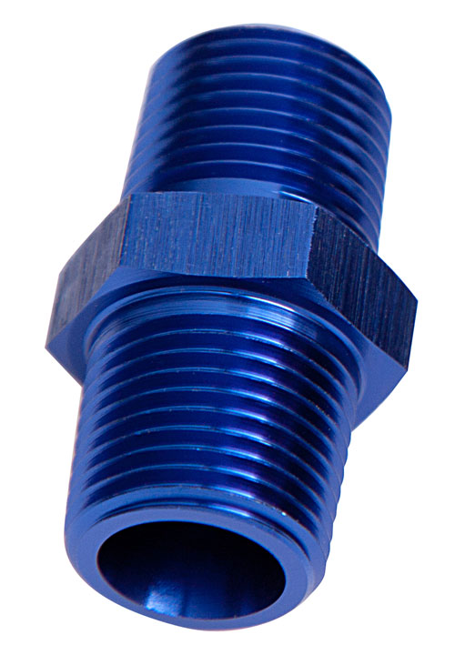 NPT Male Coupler 1/4"    Blue Finish