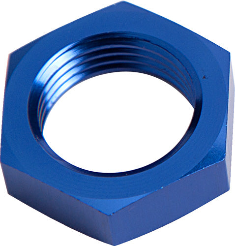 Bulkhead Nut -4AN   Blue Finish