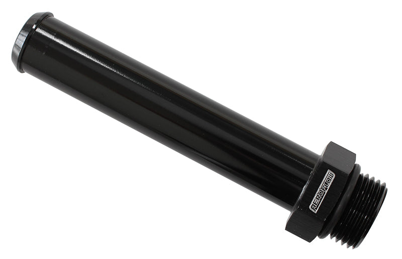 ORB Barb Adapters    -10 ORB to 5/8" (16mm) Barb, 100mm OAL, Black Finish
