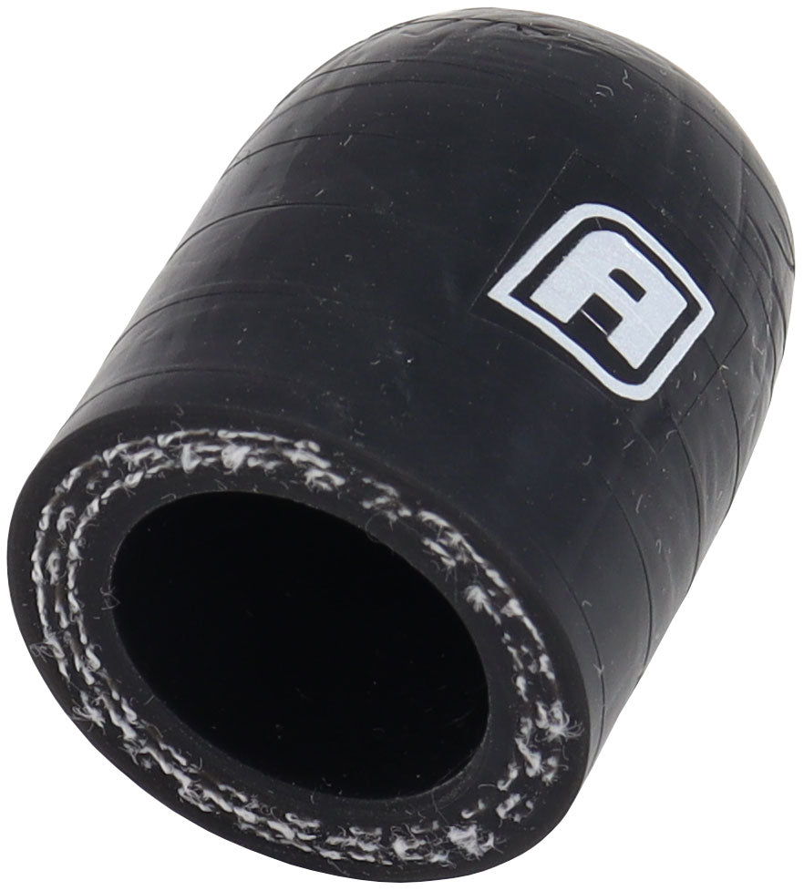 Aeroflow Gloss Black Silicone Heater Hose Block Off Cap 3/4" (19mm) I.D  Sold Individually, 3 Ply Polyester
