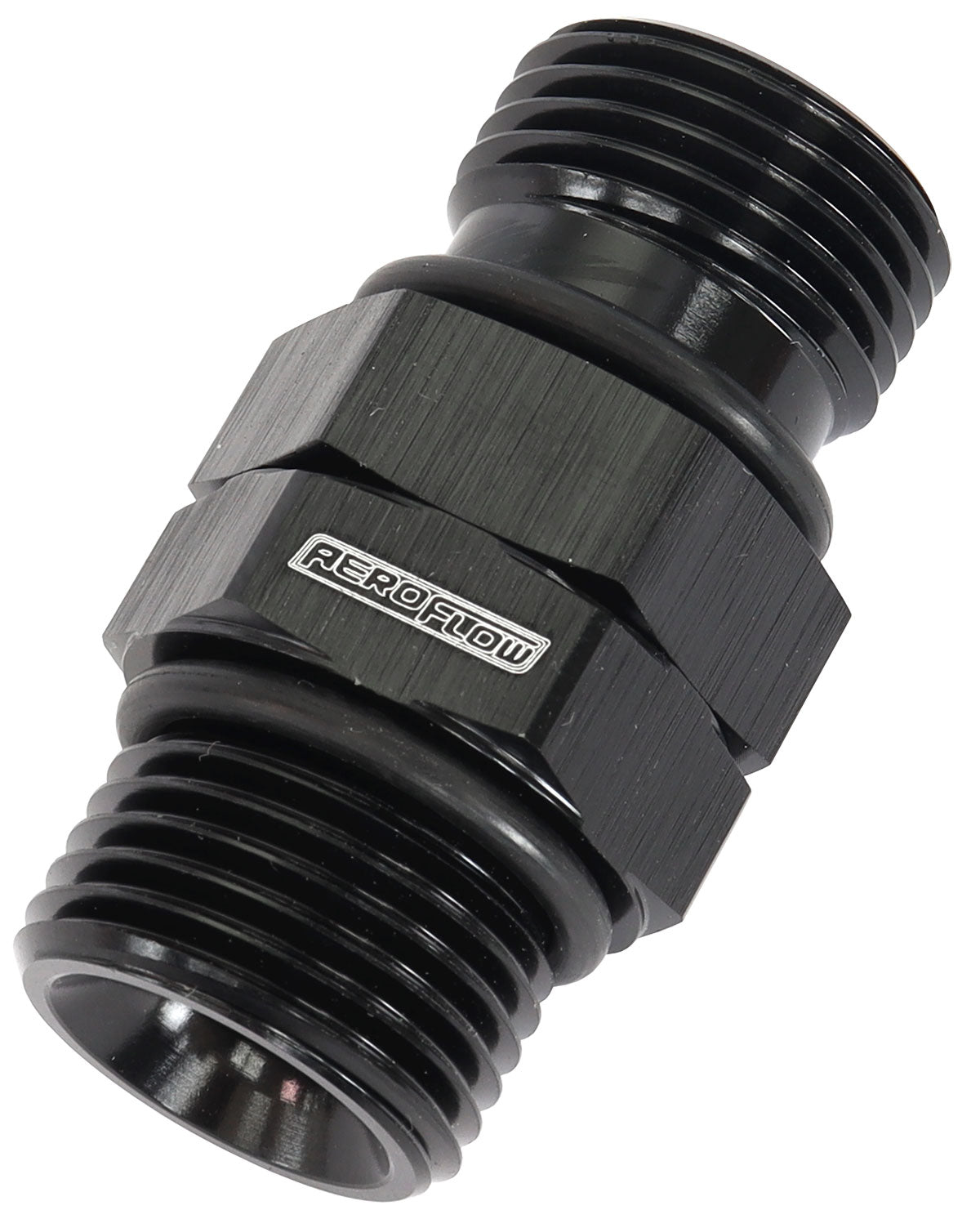 ORB Male to Male Swivel -6 ORB to -6 ORB   Black Finish