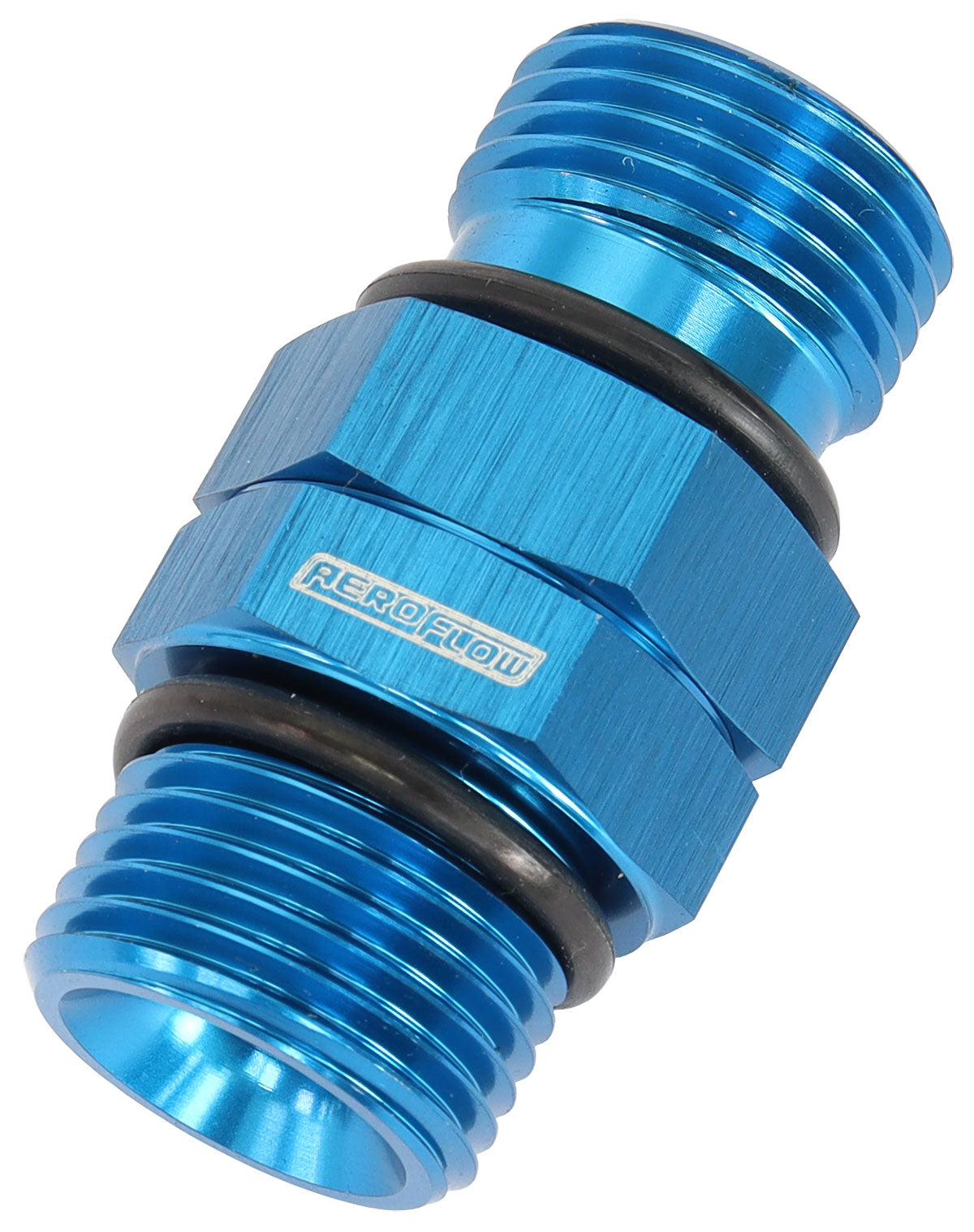 ORB Male to Male Swivel -8 ORB to -8 ORB   Blue Finish