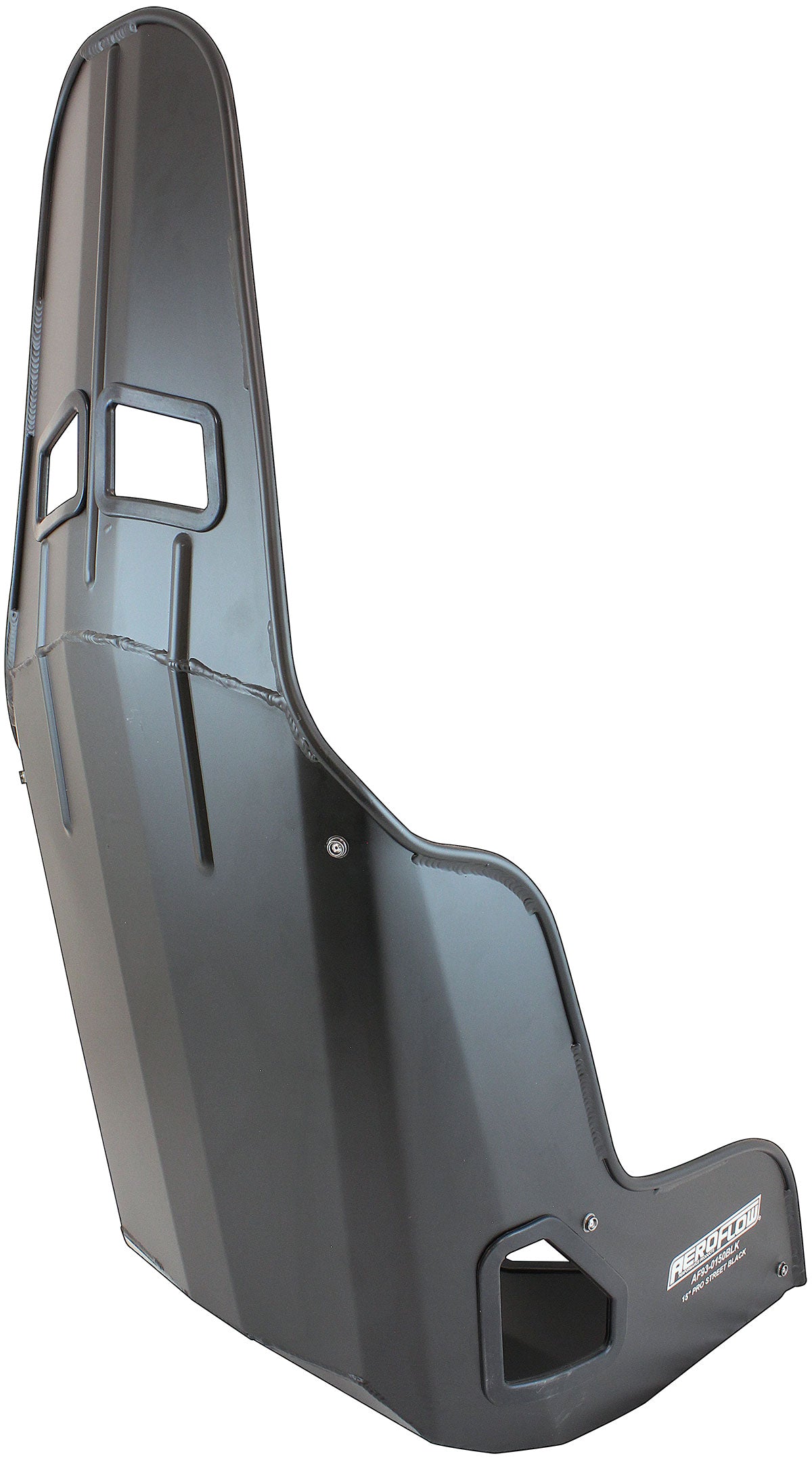 Pro Street Drag 15" Aluminium Race Seat, Black Finish    380mm Hip Width