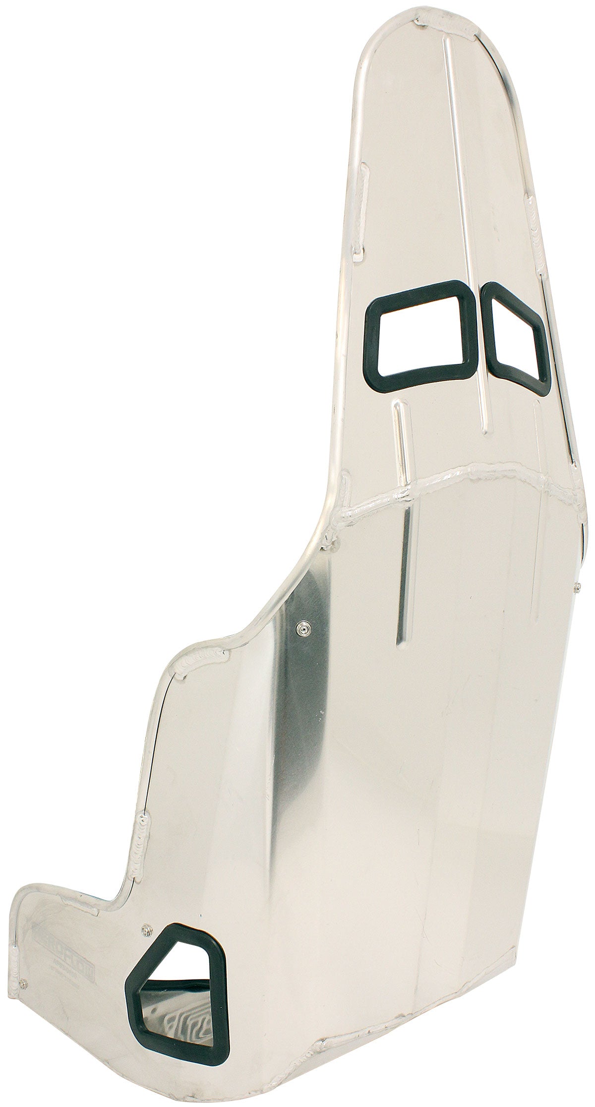 Pro Street Drag 15" Aluminium Race Seat, Raw Finish    380mm Hip Width