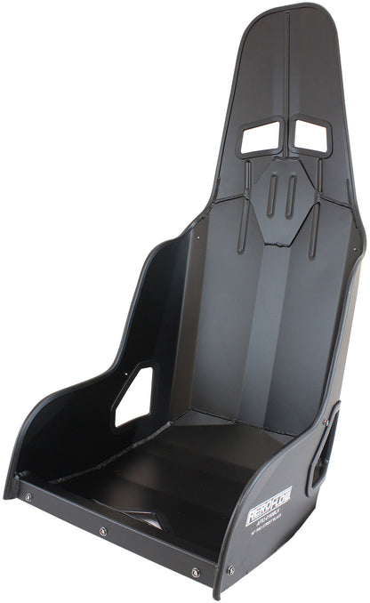 Pro Street Drag 16" Aluminium Race Seat, Black Finish    406mm Hip Width