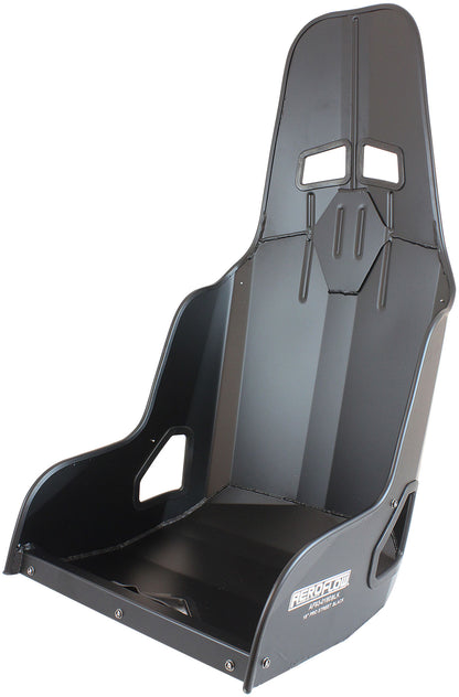 Pro Street Drag 18" Aluminium Race Seat, Black Finish    457mm Hip Width