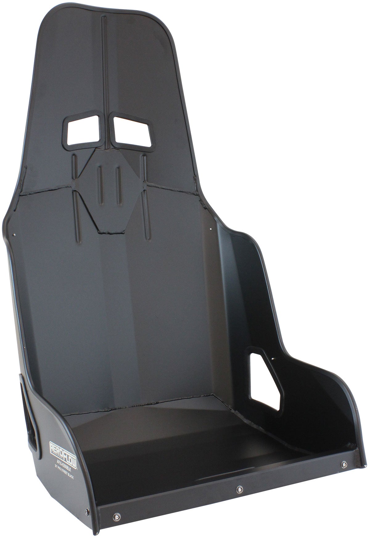 Pro Street Drag 20" Aluminium Race Seat, Black Finish    508mm Hip Width