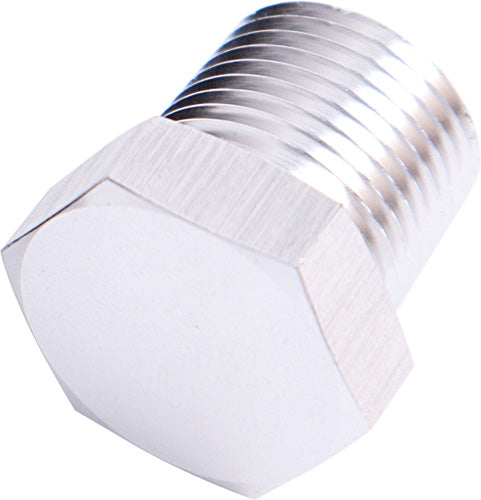NPT Hex Head Plug 3/4"   Silver Finish