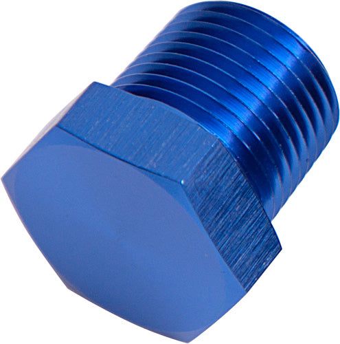 NPT Hex Head Plug 1"    Blue Finish