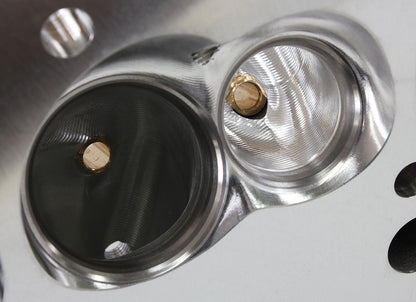 Aeroflow Bare Small Block Chev 327-350-400 213cc CNC Ported Aluminium Cylinder Heads with 68cc Chamber (Pair)   2.15" x 1.30" Intake Port, 1.45" x 1.50" Exhaust Port