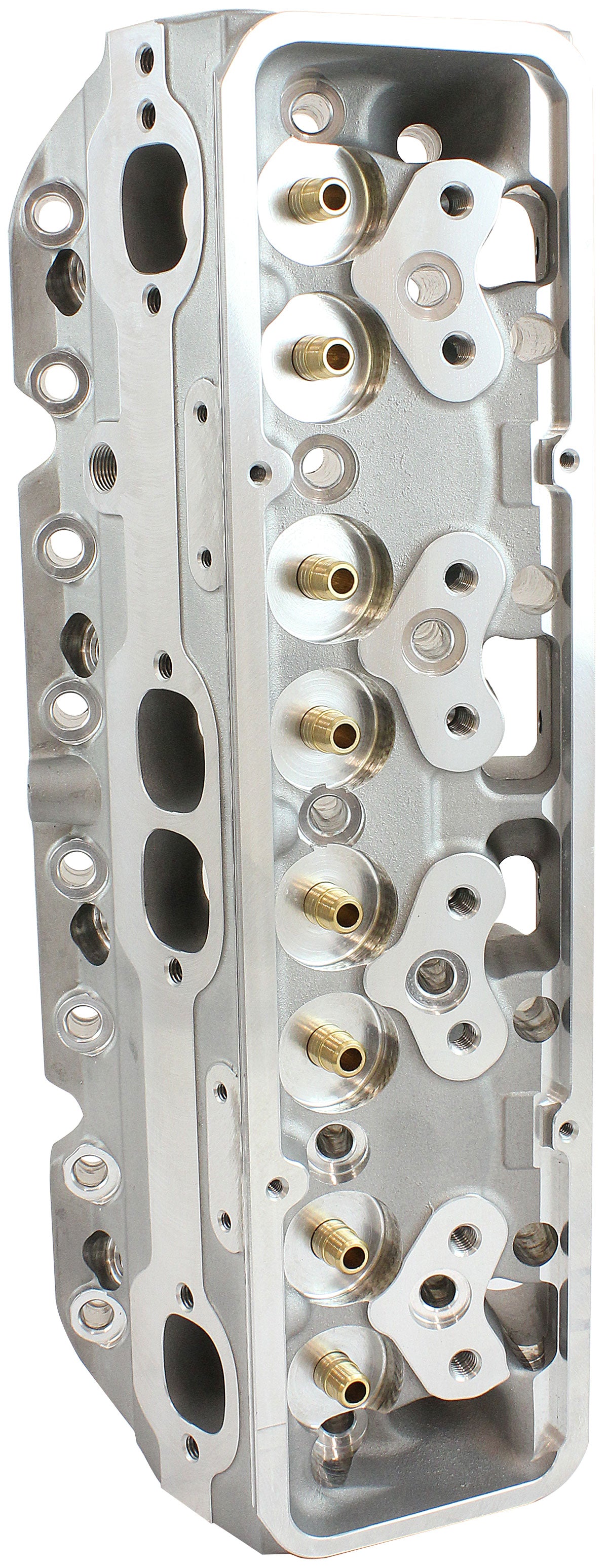 Aeroflow Bare Small Block Chev 327-350-400 220cc Aluminium Cylinder Heads with 75cc Chamber (Pair)   2.22" x 1.31" Intake Port, 1.42" x 1.54" Exhaust Port