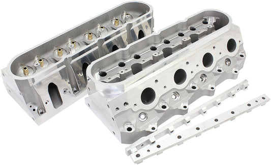 Aeroflow Bare GM LS 6 Bolt 240cc Aluminium Cylinder Heads with 61cc Chamber to Suit 4.000" Bore (Pair)   2.60" x 1.25" Intake Port, 1.70" x 1.79" Rectangle Intake Port