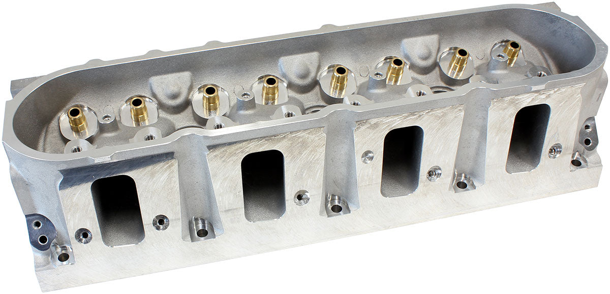 Aeroflow Bare GM LS 4 Bolt 276cc Aluminium Cylinder Heads with 70cc Chamber (Pair)   2.60" x 1.28" Intake Port, 1.47" x 1.64" Exhaust Port