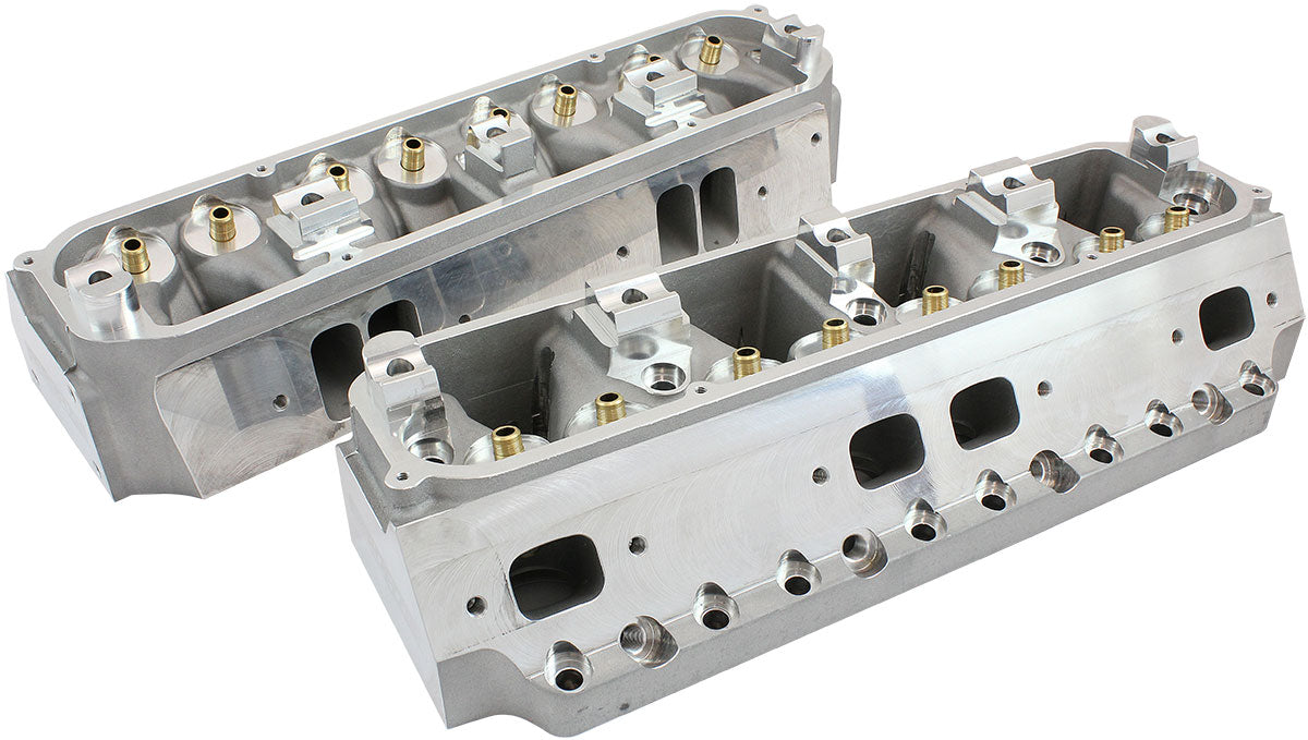 Aeroflow Bare Big Block Chrysler 383-440 240cc Aluminium Cylinder Heads with 78cc Chamber (Pair)   2.27" x 1.23" Intake Port, 1.65" x 1.25" Exhaust Port