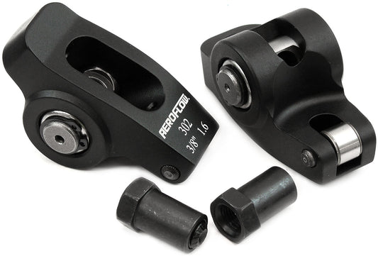 Aeroflow Small Block Ford Windsor 289-351 Aluminium Roller Rocker Set  3/8" Stud Mount, 1.6 Ratio, Set of 2