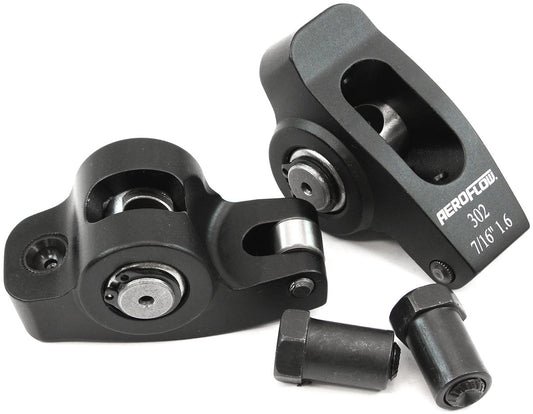 Aeroflow Small Block Ford Windsor 289-351 Aluminium Roller Rocker Set  7/16" Stud Mount, 1.6 Ratio, Set of 2