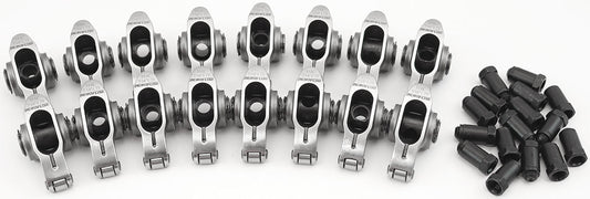 Aeroflow Ford Cleveland Stainless Steel Roller Rocker Set  7/16" Stud Mount, 1.73 Ratio, Set of 16
