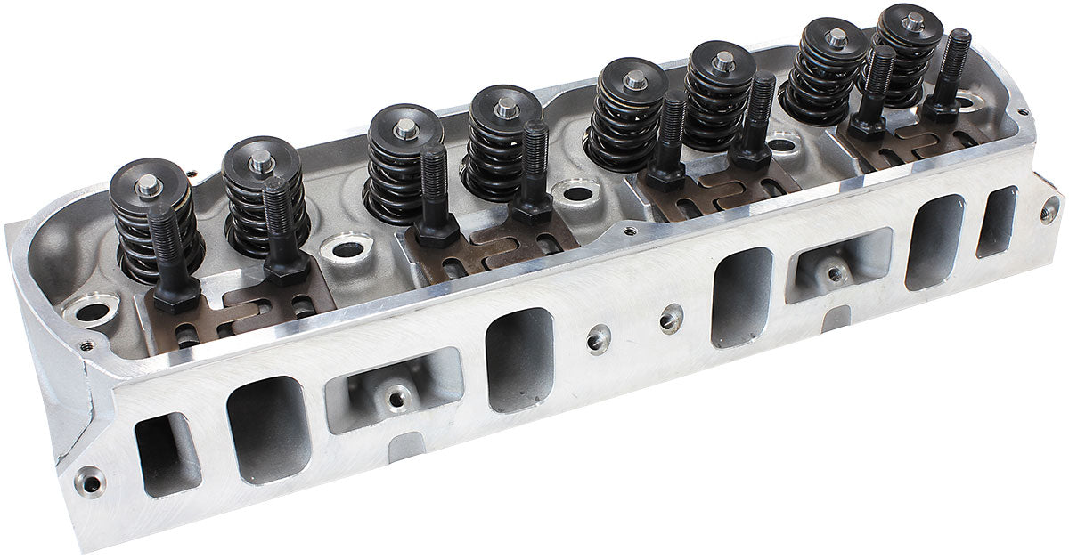 Aeroflow Complete Small Block Ford Windsor 289-351 185cc Aluminium Cylinder Heads with 58cc Chamber (Pair)   2.10" x 1.25" Intake Port, 1.35" x 1.35" Exhaust Port