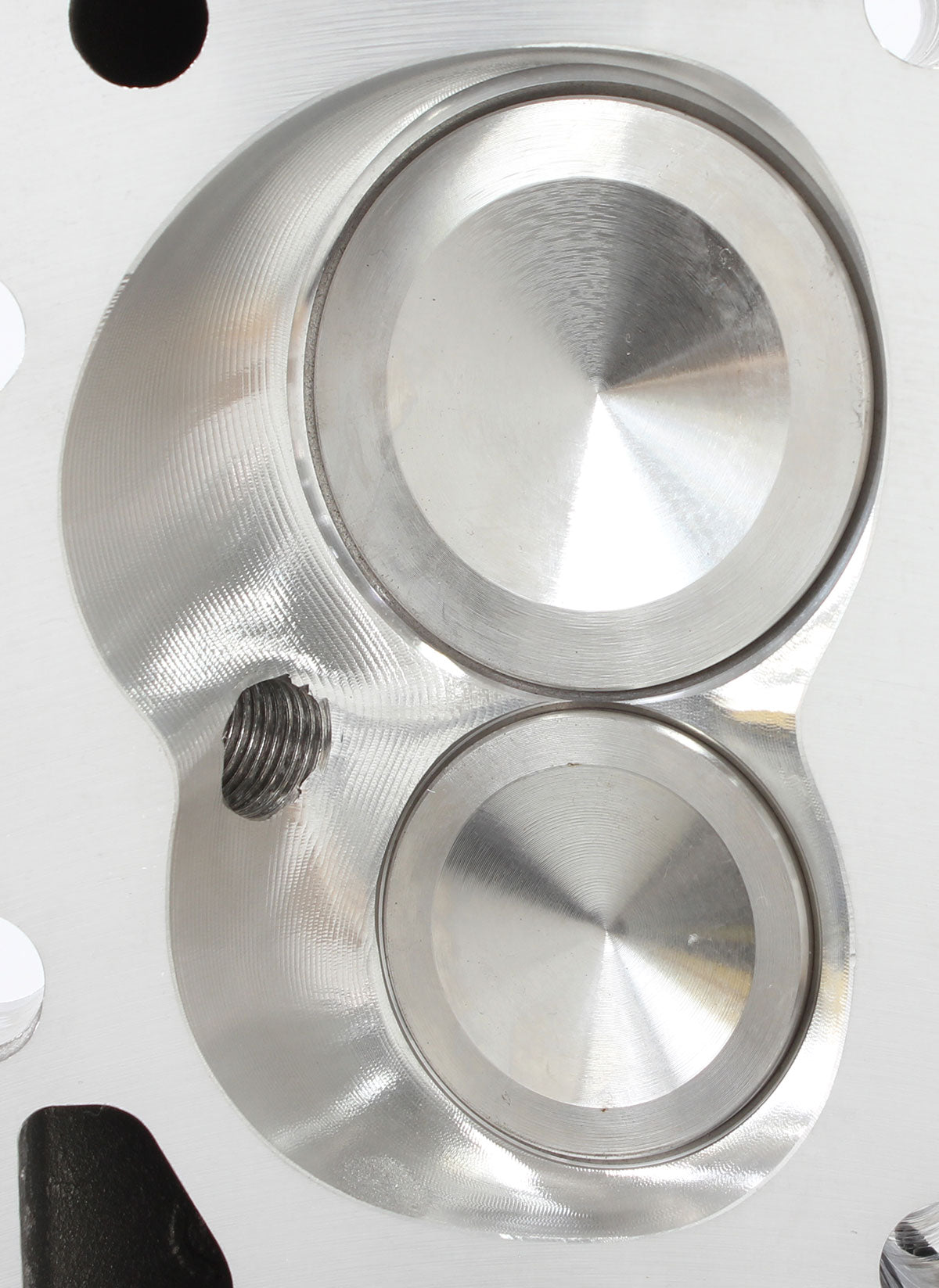 Aeroflow Complete Small Block Chev 327-350-400 213cc CNC Ported Aluminium Cylinder Heads with 68cc Chamber (Pair)   2.15" x 1.30" Intake Port, 1.45" x 1.50" Exhaust Port