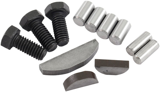 Small Block Chev Engine Finishing Kit  Head and OilPump Dowels, Woodruff Keys andCam Bolts Included