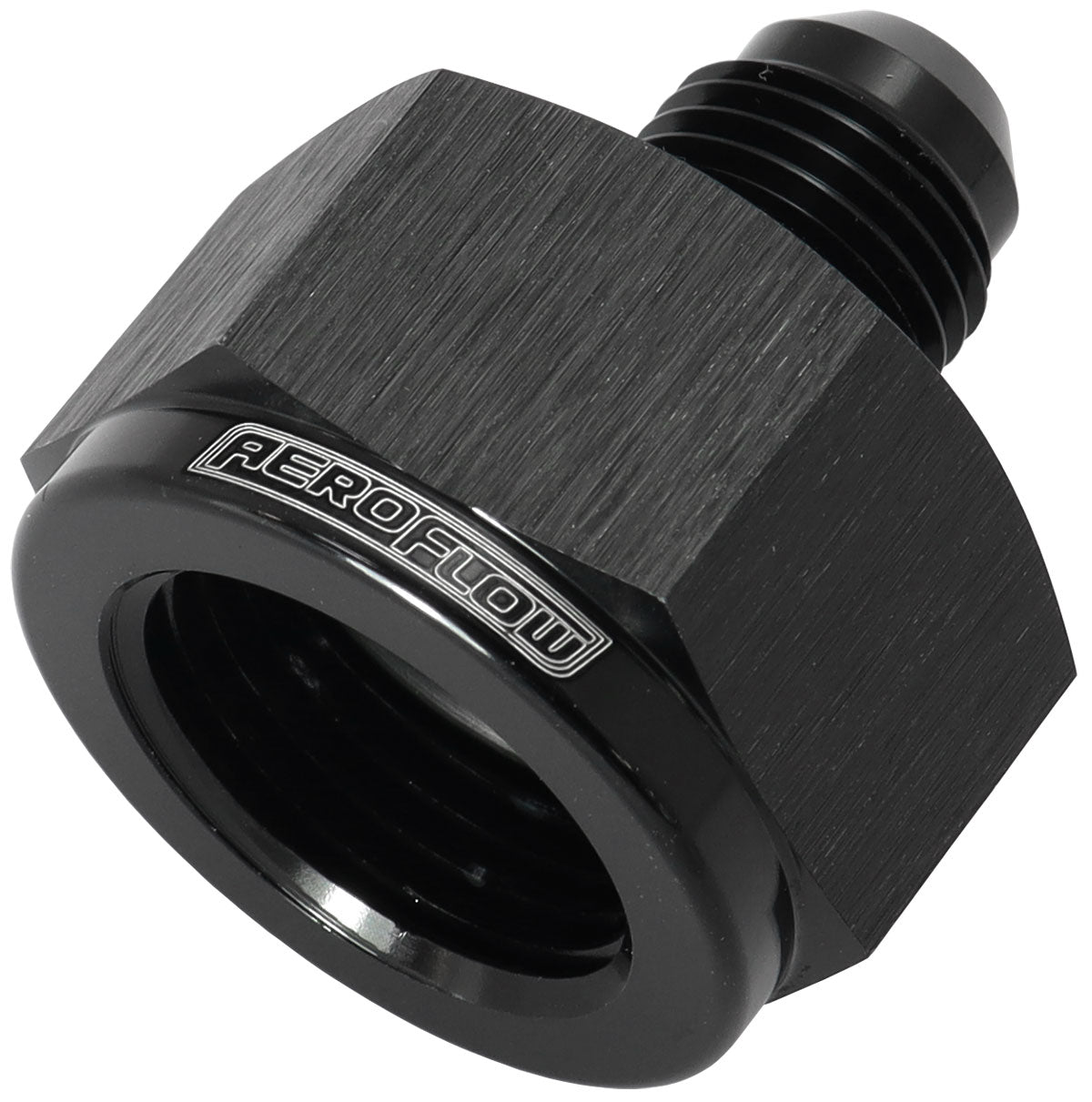 AN Flare Reducer Female/Male -8AN to -6AN   Black Finish