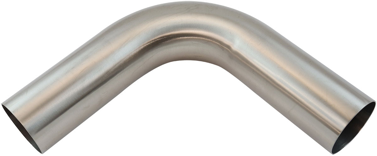 Stainless Steel 90Â° Mandrel Bend   4" O.D, .065" Wall, 6" Leg