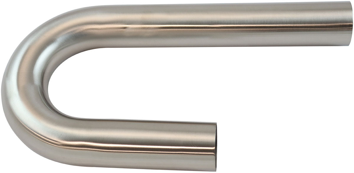 Stainless Steel 180Â° Mandrel J Bend    2-3/4" O.D, .065" Wall, 6"/12" Leg