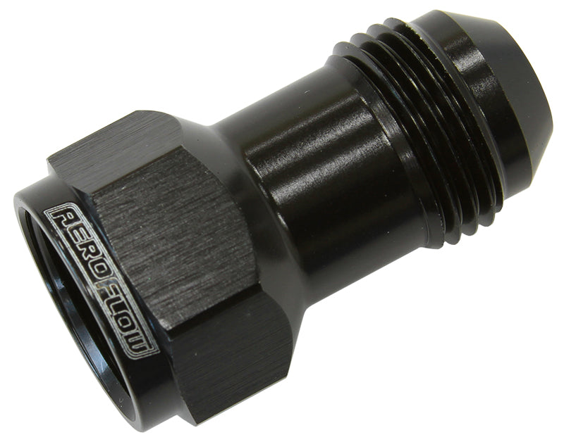 AN Female to Male Extension -8AN to -8AN   Black Finish