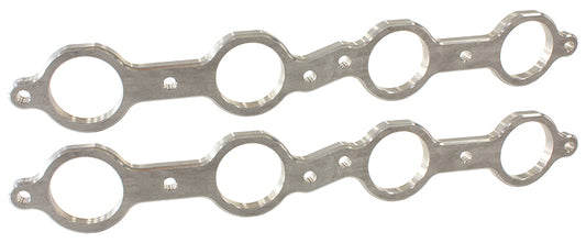 GM LS 1-7/8" Round Port Header Flange  StainlessSteel, Sold as a Pair