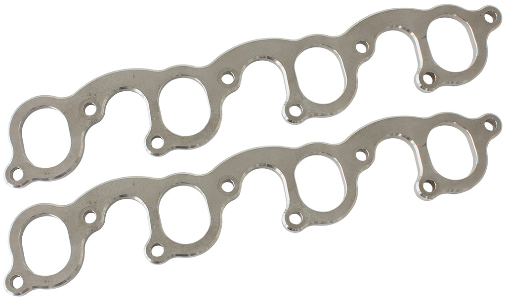 Ford Cleveland 1-3/4" Oval Port Header Flange  StainlessSteel, Sold as a Pair