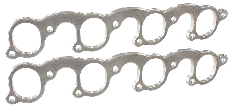 Ford Cleveland 2"Oval Port Header Flange  StainlessSteel, Sold as a Pair, To SuitEdelbrock Heads