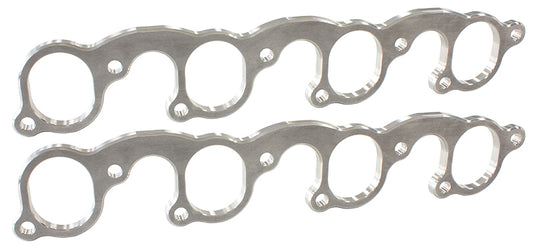 Ford Cleveland 2"Oval Port Header Flange  StainlessSteel, Sold as a Pair, To SuitEdelbrock Heads