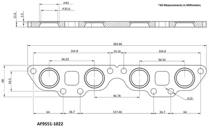 Nissan SR20 Mild SteelHeader Flange   CNC Machined, Sold Individually