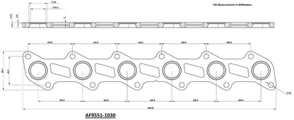 Ford XR6 BA-FG Mild Steel Header Flange   Suit Barra Engines, CNC Machined & Sold Individually