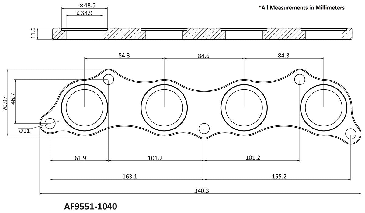 Honda K Series Stainless Steel Header Flange   Suit K20& K24 Engines, CNC Machined, Sold Individually